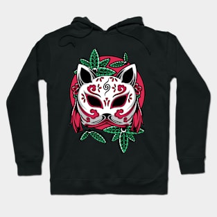 kitsune red moon Hoodie